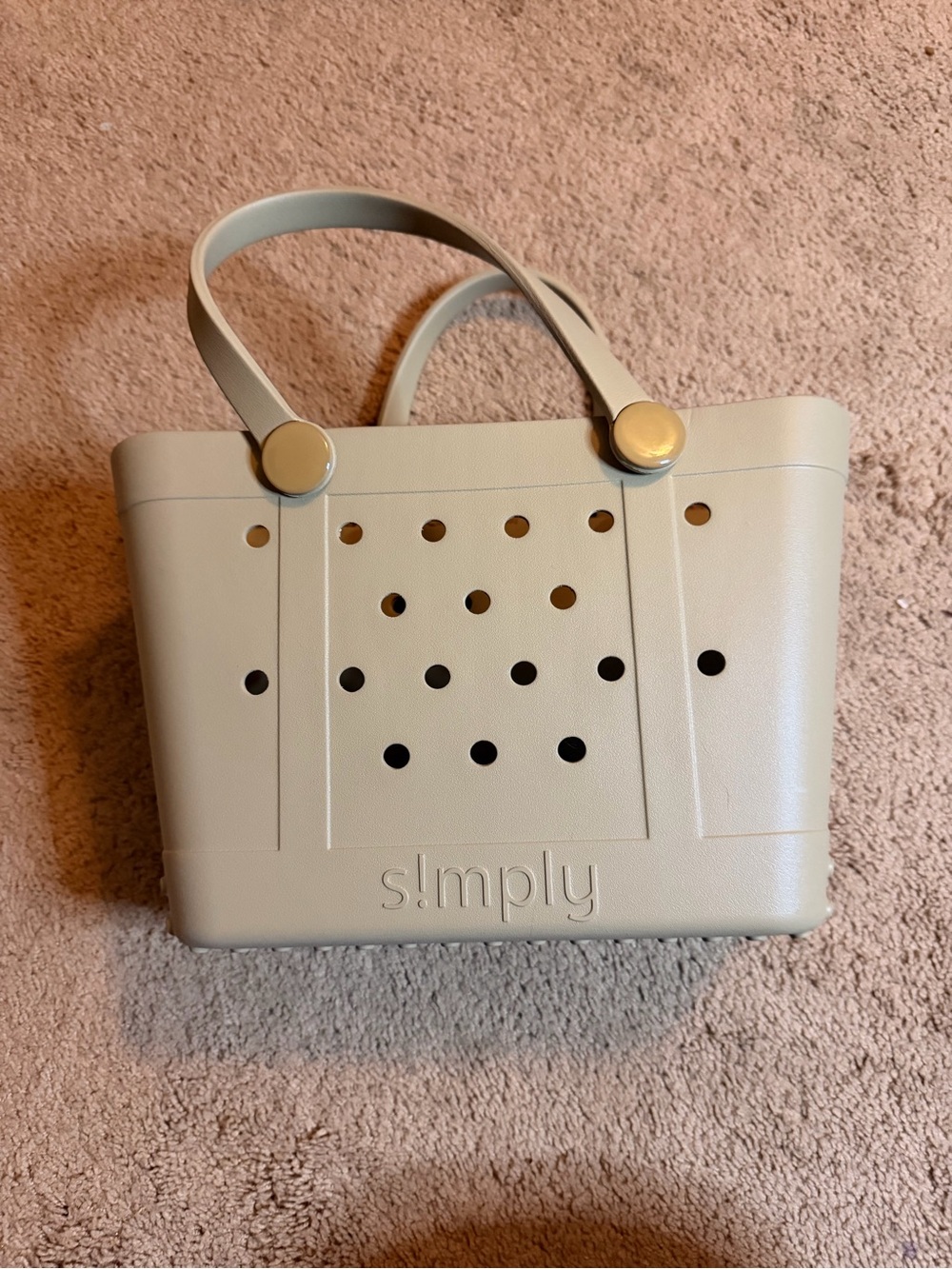 Simply Tote Bag in Light Gray